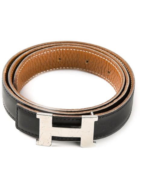 hermes gold brown belt strap|hermes belt double sided.